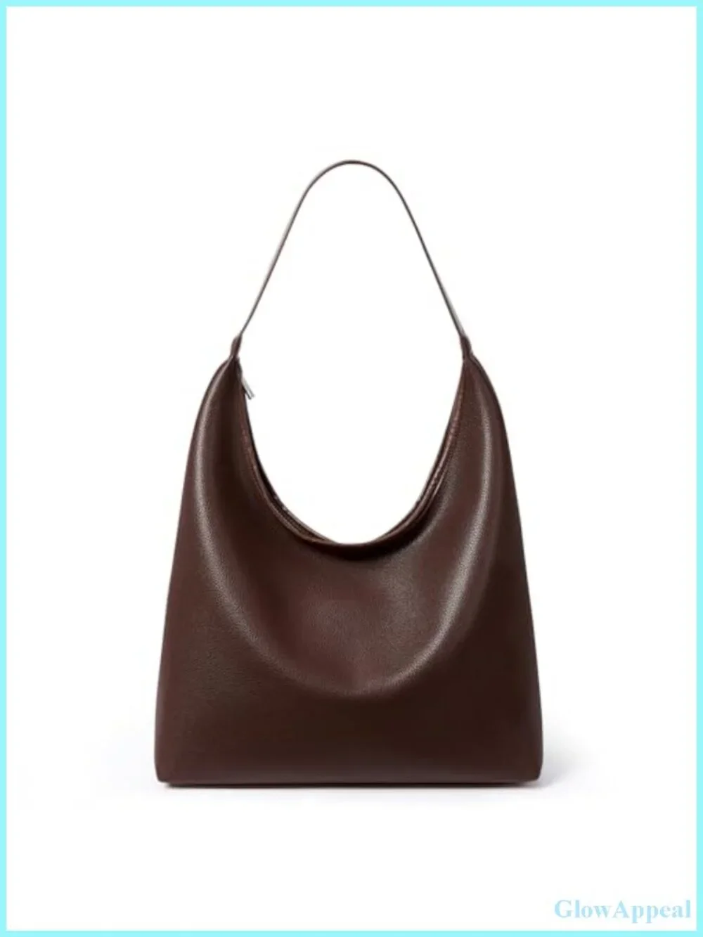 Large Hobo Bag for Women Soft Vegan Leather Shoulder Tote with Zipper